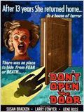 Don't open the door : Affiche